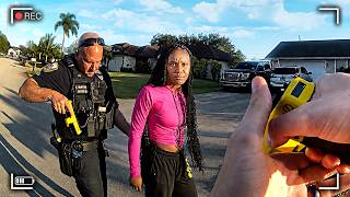 15-Year-Old Girl Crashes Out On Cops