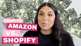 PROFITS ON AMAZON VS. SHOPIFY (real product comparison)