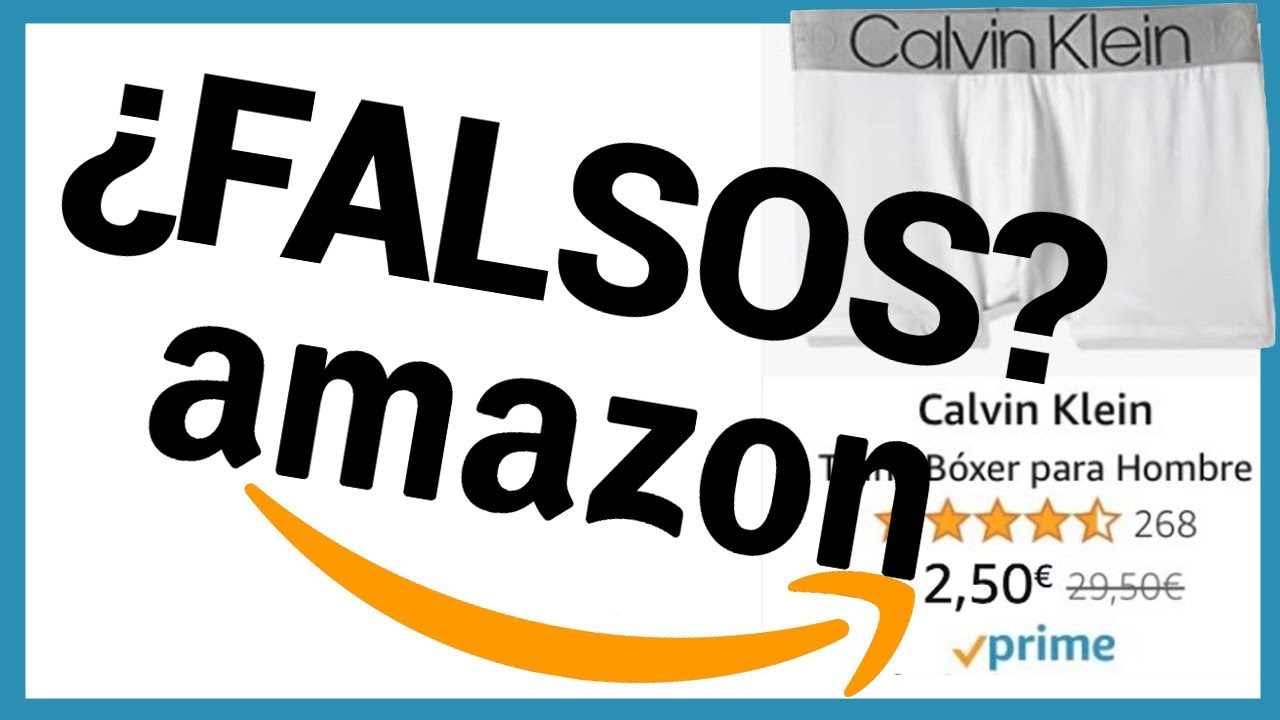 Calvin Klein Falsos en Amazon? Comparativa Originales vs Amazon - YouTube