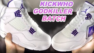 CRAZY PAIR OF METALLIC 4S UNBOCING FROM KICKWHO (GODKILLER BATCH) 🔥🔥🔥