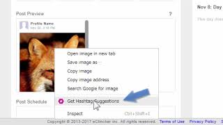 How to get hashtag suggestions for Instagram in eClincher screenshot 4