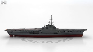 Sao Paulo aircraft carrier 3D model by 3DModels.org