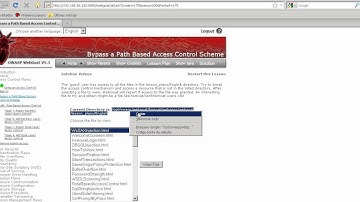 Bypass a Path Based Access Control Scheme
