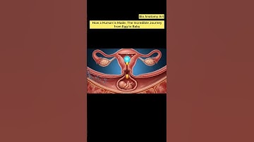 How a Human is Made: The Incredible Journey from Egg to Baby| Bio Anatomy Art | Gut Health