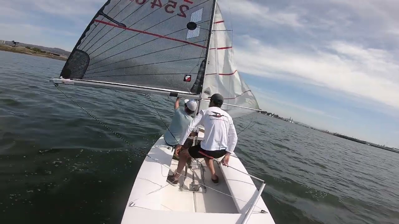 EYC Mercury Series Day 2 - Race 3 - April 5th. 2025 Snipe Regatta