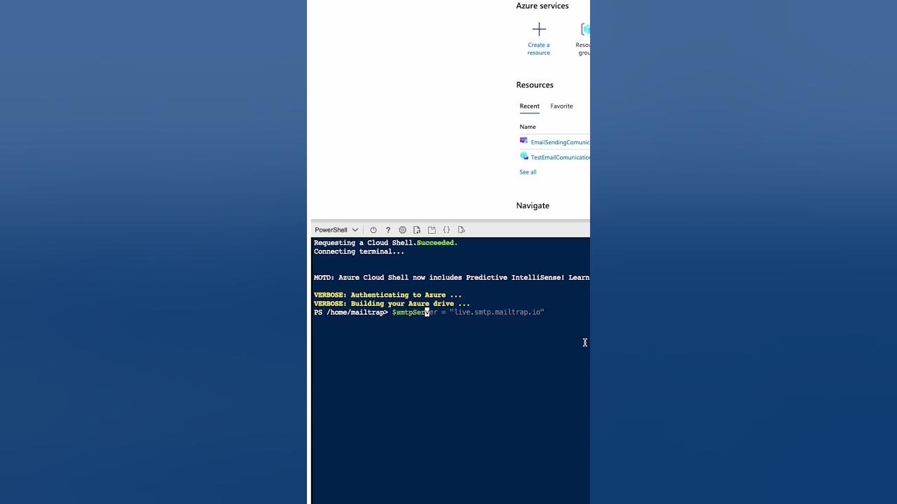 Send email from azure using smtp tutorial by mailtrap youtube
