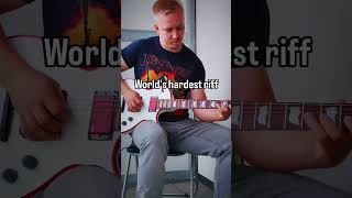 World's hardest riff... #metal #riff #guitar #gibson #guitarists
