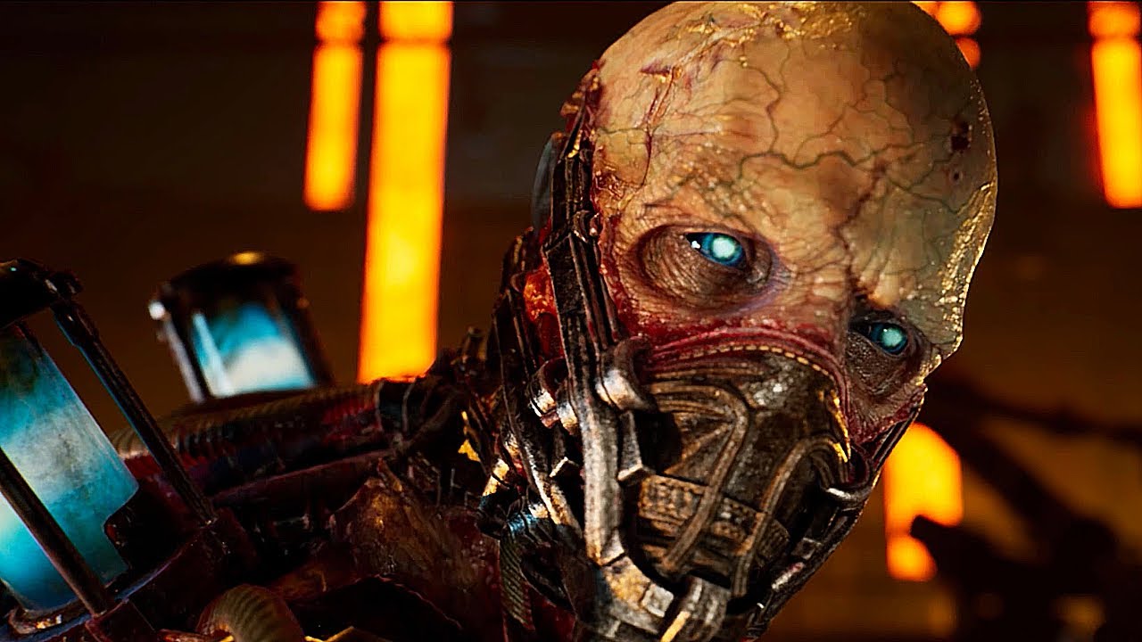 Alien Xenomorph Speaks For The First Time Scene 4K (2023) - Aliens Dark Descent