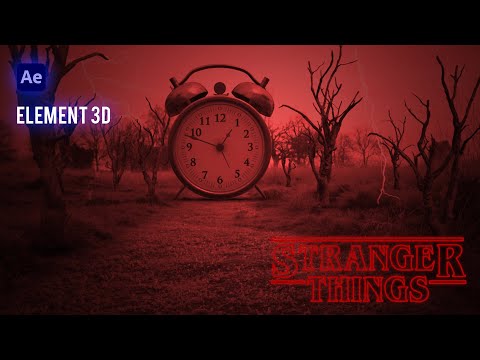 Stranger Things Effects In After Effects and Element 3D BY VFXCorner