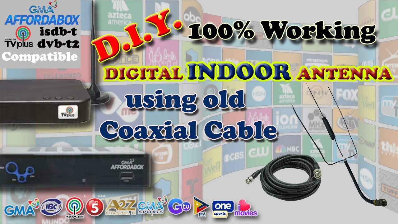 DIY Digital Indoor Antenna (TV Box & Affordabox) YouTube