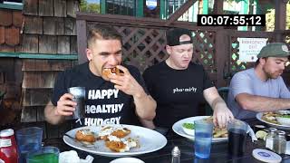 CRAZY ENGLISH FISH & CHIPS CHALLENGE! British Pub Food   MAN VS FOOD