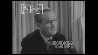 1968 President Johnson Announces He Will Not Run For Re-Election