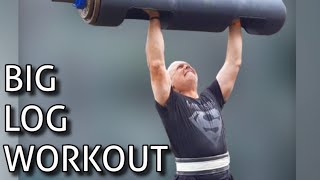 monster log press workout
