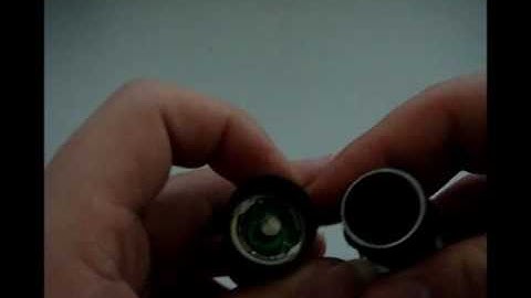 lightake:Romisen RC-C3 Cree P4 100 Lumens LED Flashlight Black (1xCR123A)