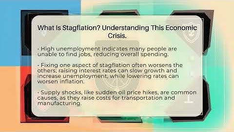 What Is Stagflation? Understanding This Economic Crisis. - Inflation Insight Channel
