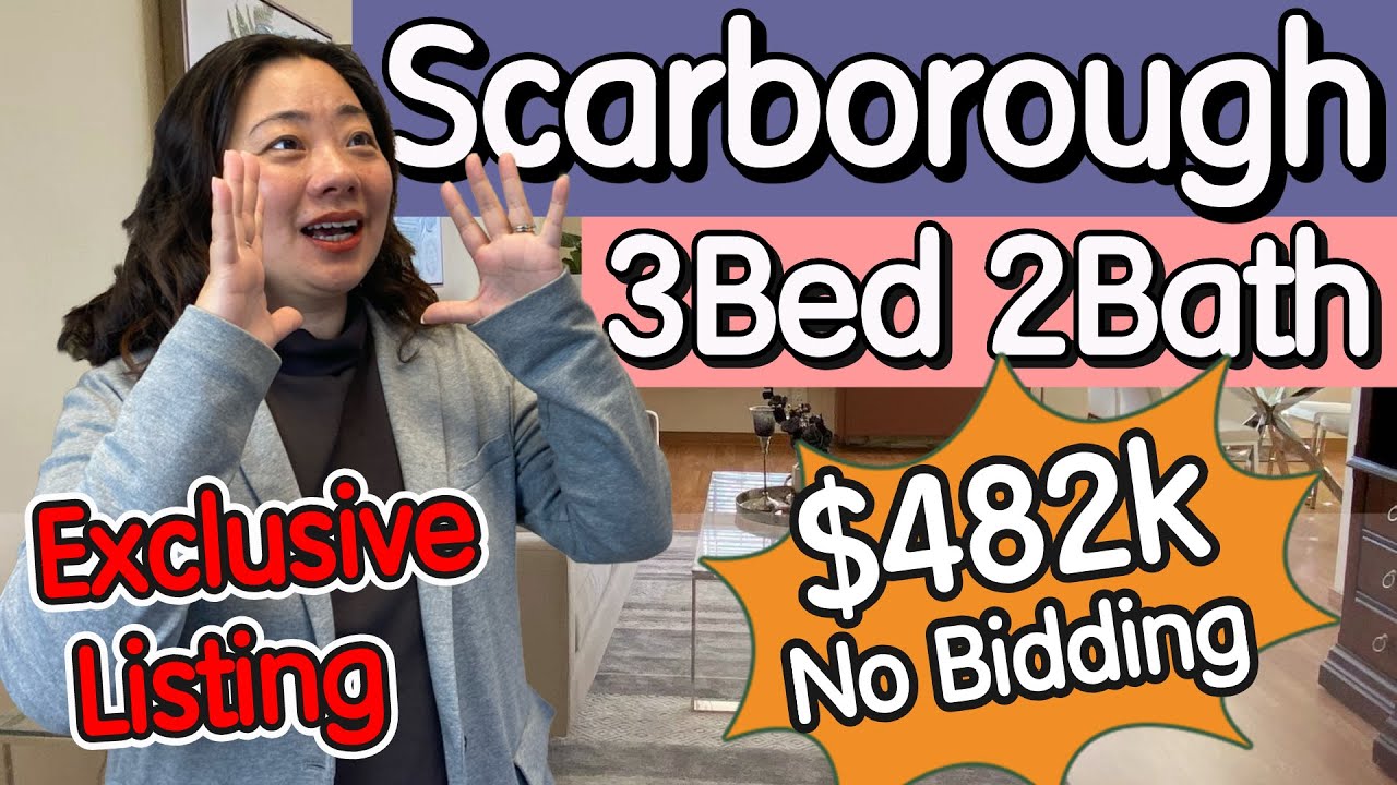 7-Day Exclusive Listing! Only $482k No Bidding Scarborough Village Sizable Condo 3Bedroom 2Bathroom