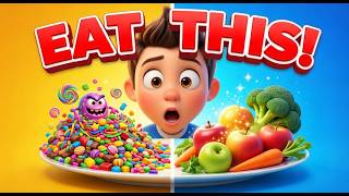 Eat Healthy, Be Strong🥦 |Healthy Food Song for Kids| Healthy Food Song for Kids |Healthy Habits Song