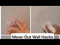 Pre move-out Rental Inspection &amp; hacks to fix wall damages in rental apartments | DIY Move-out Tips