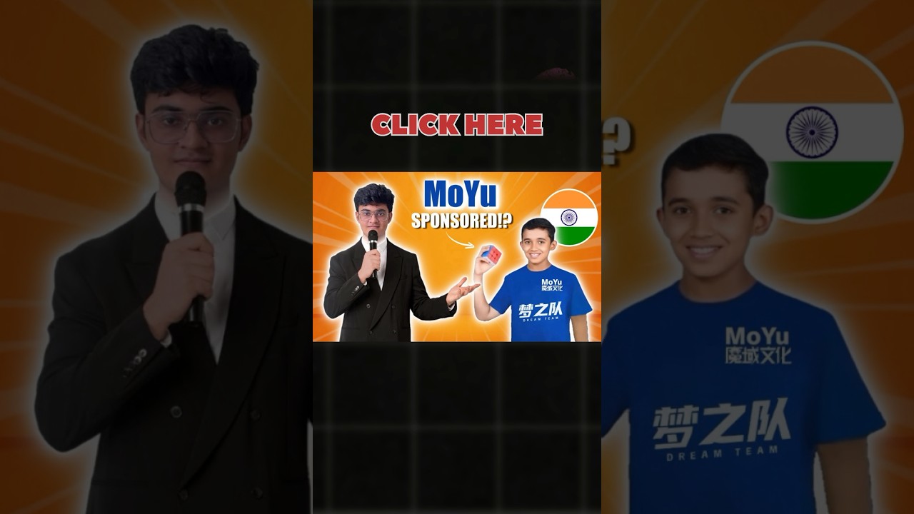 Interview with a MOYU Sponsored Indian Speedcuber! 