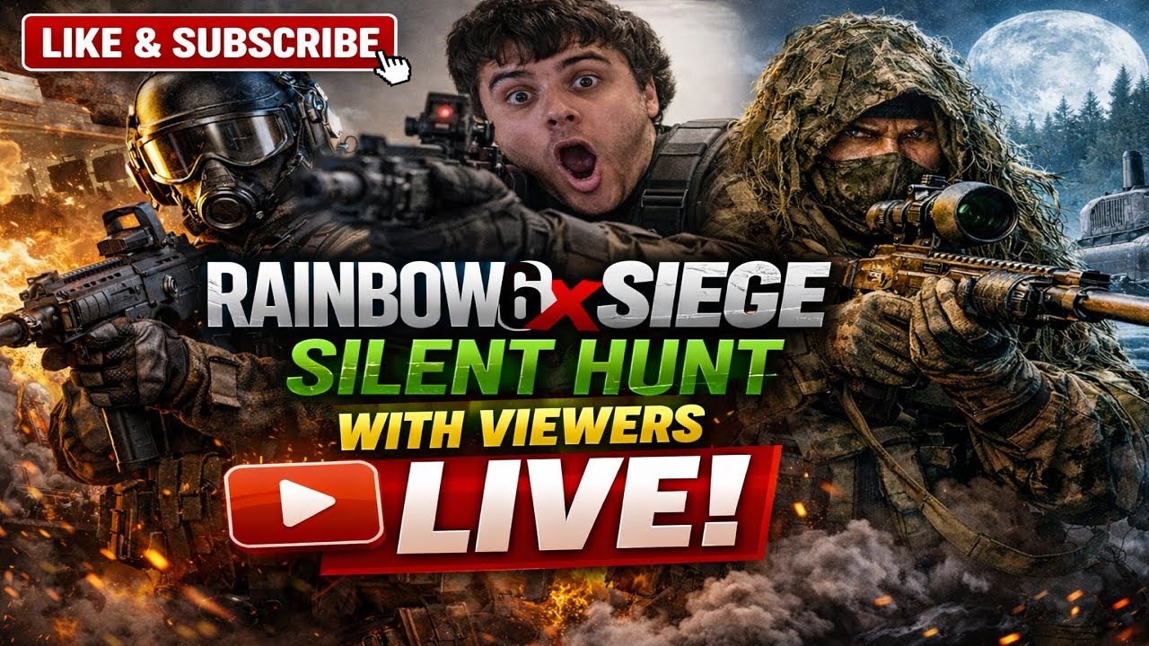 LIVE: PLAYING RAINBOW SIX SIEGE X SILENT HUNT WITH SUBSCRIBERS - YouTube
