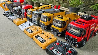 Rc truck konstruksi, dump truck, excavator, truck trailer, nixer truck, truk pemadam, truk  molwn