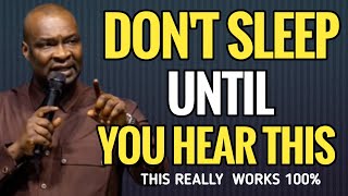 A Powerful warning! DON'T SLEEP UNTIL YOU HEAR THIS - APOSTLE JOSHUA SELMAN