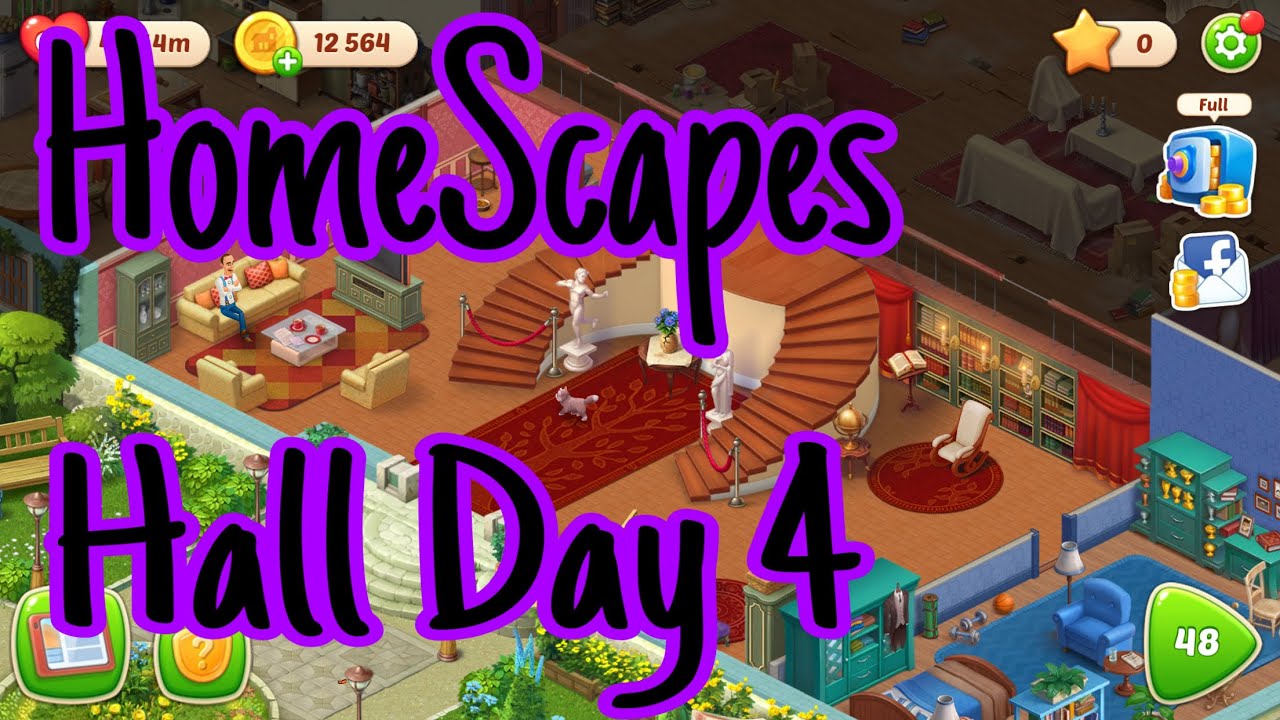 HomeScapes Gameplay Walkthrough HomeScapes Hall Day 4 YouTube