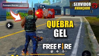 TESTEI O PERSONAGEM QUEBRA GELO DO SERVIDOR AVANÇADO NO FREE FIRE muito ROUBADO!!