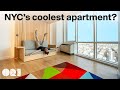 Cozy small nyc apartment with hidden bedroom and insane views  greenpoint apartment tour