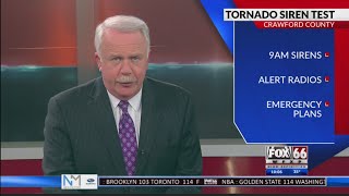 Crawford County to test tornado sirens