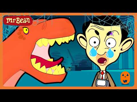 Beni Yeme! (Aç T-Rex)! 🦖😱 - Mr. Bean'in En Ürkütücü Cadılar Bayramı Anları! 🎃👻