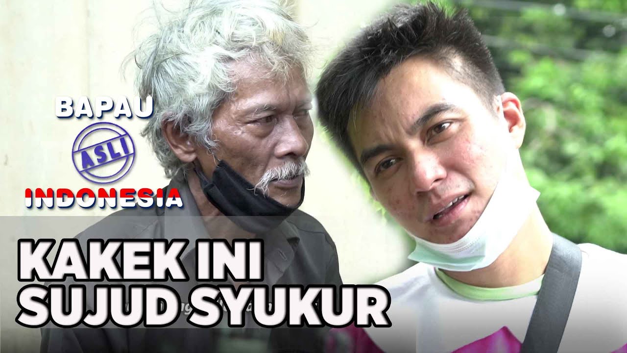 KAKEK INI SUJUD SYUKUR ATAS PEMBERIAN REZEKINYA LEWAT BAIM - BAPAU ASLI INDONESIA