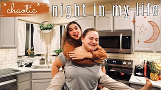 CHAOTIC NIGHT IN MY LIFE | living with 4 girls + addiction to tiktok
