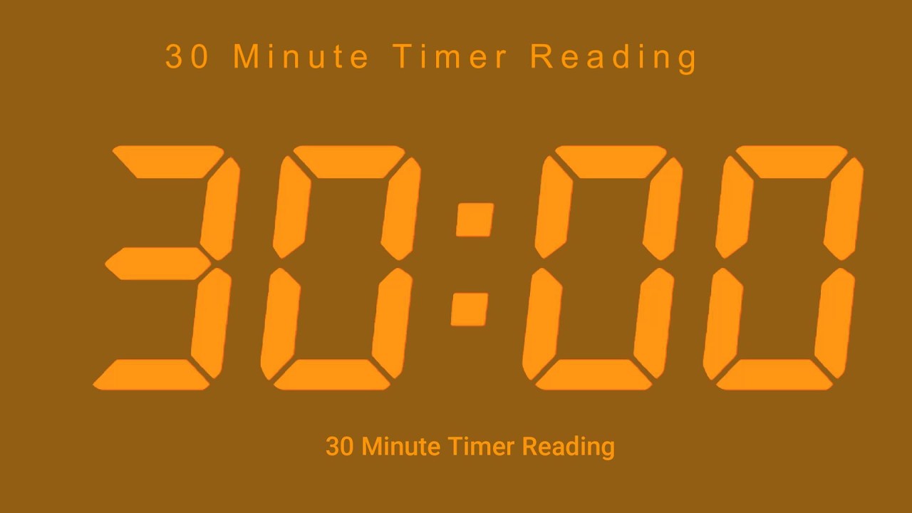 30 Minute Timer Reading