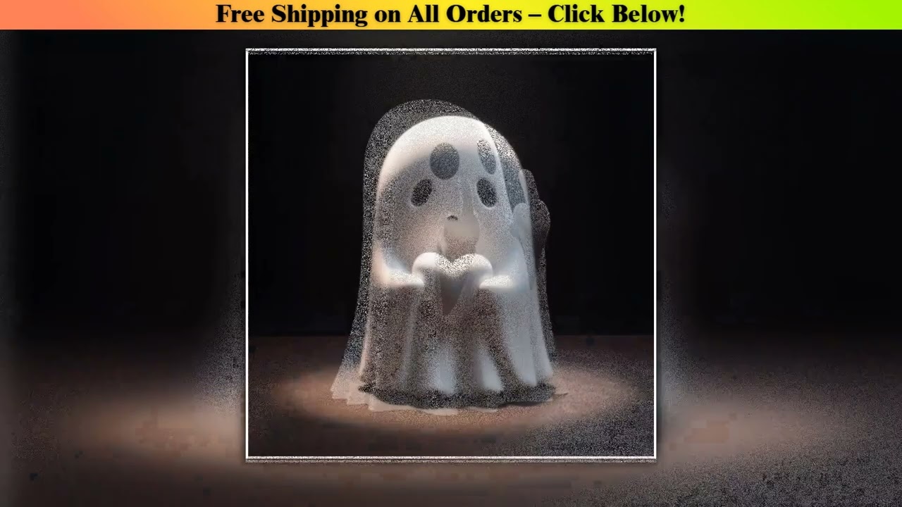 New Cute Ghost Statue Resin Crafts Small Ornaments Halloween Creative Ghost Decorations Suitable