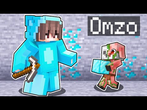 ¡Minecraft PERO me convierto en CERDO ZOMBIE AMISTOSO!