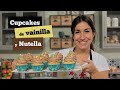 🧁 CUPCAKES DE VAINILLA Y NUTELLA 🧁