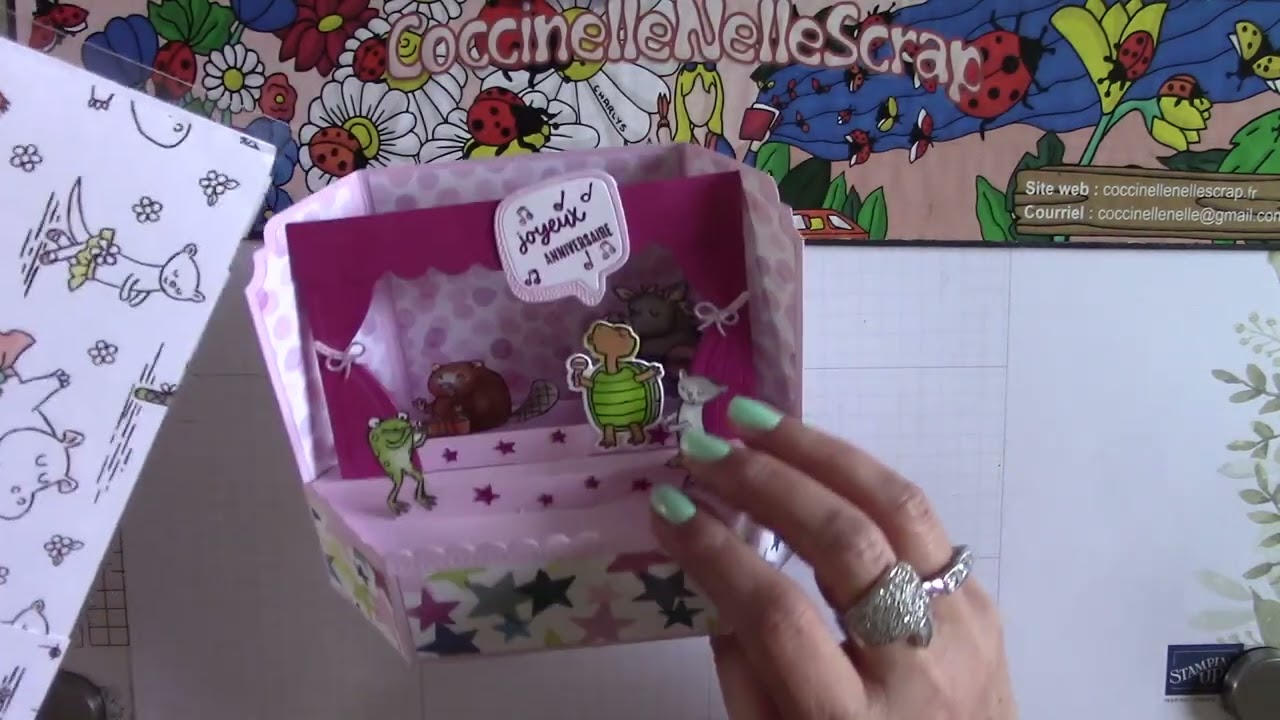 Carte Pop Up Les zozos en concert