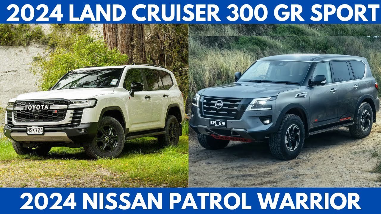 The 2024 Toyota Land Cruiser 300 GR Sport Vs. 2024 Nissan Patrol ...