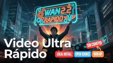 WAN 2.2 MÁS RAPIDO, MÁS VIDEOS, MENOS ESFUERZO  (SIN COMFYUI)