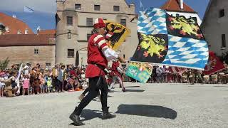 LaHo 2023 - Fahnenwerfer und Fahnenschwinger - Burg Trausnitz