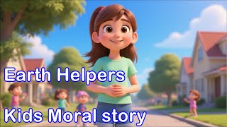 Earth Helpers | Small Actions, Big Difference | A Kids’ Moral Story About Caring for Nature 🌱🦋💧