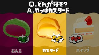 【スプラ3】っぱカスタードよ！！ ※カスタードつまみに飲酒します。【参加型】