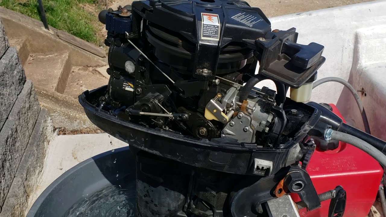 Mercury 15 hp outboard backfiring/misfiring