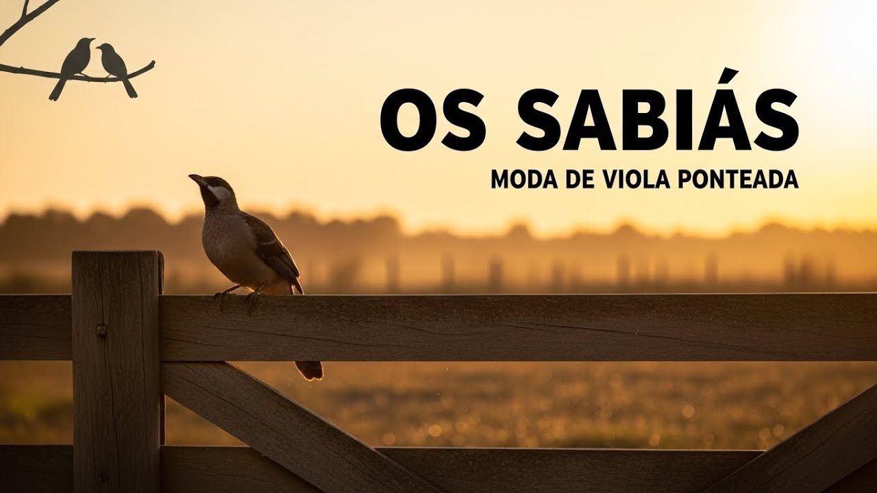 OS SABIÁS DO MEU SERTÃO (MODA DE VIOLA PONTEADA RAIZ)