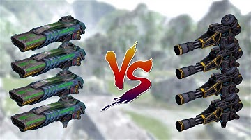 [WR] Squall vs Retaliator / NEW Titan Shotgun Comparison / War Robots Remastered Test Server