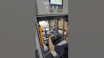 Four column electric servo press #precisionmachinery #servomachine