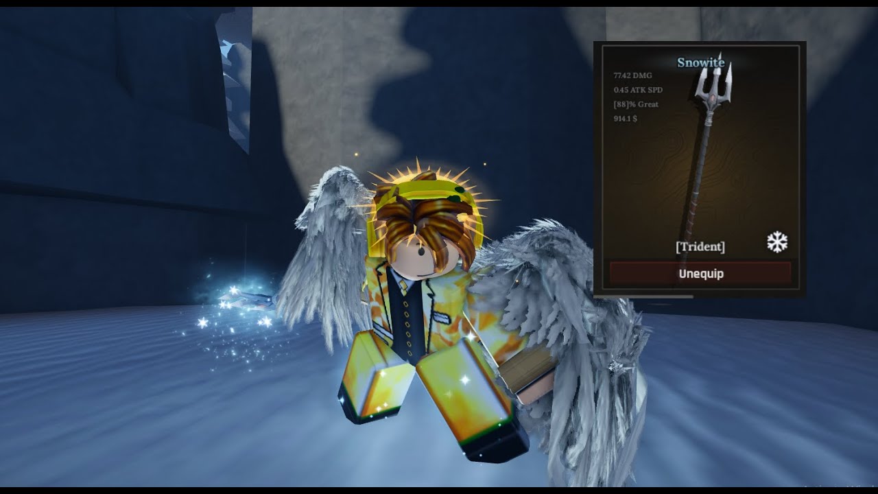 Making a Snowite weapond in the forge! Roblox