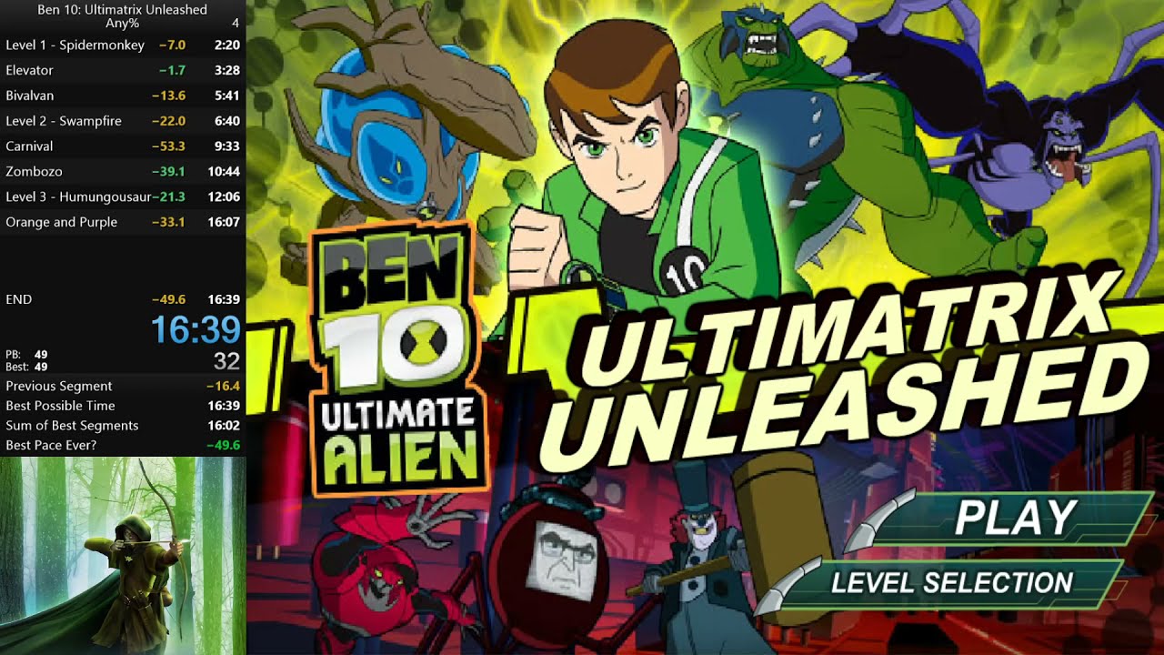 Ben 10: Ultimatrix Unleashed: Any% - 