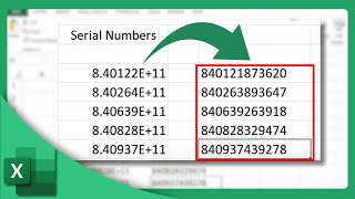 How to Change Exponential to Number Format in Excel | Microsoft Excel Tutorial (2025)